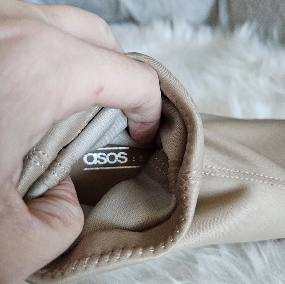 ASOS stretchy nude sock bootie - Picture 3 of 11